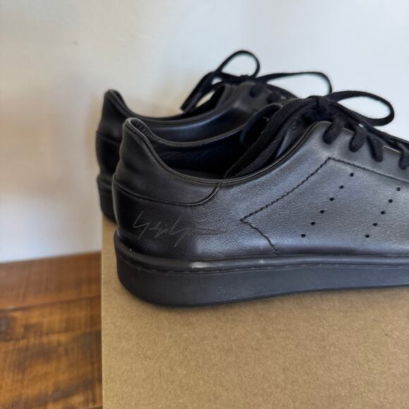 ADIDAS x YOHJI YAMAMOTO Y-3 STAN SMITH BLACK SIZE US 7 UK 6.5 EU 40 - Picture 9 of 13
